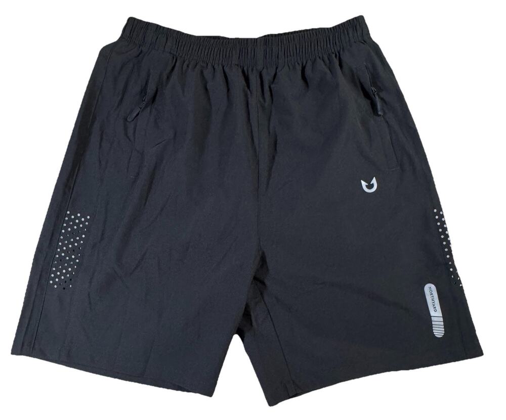 Northyard Mens Unlined Black Athletic Shorts Size M